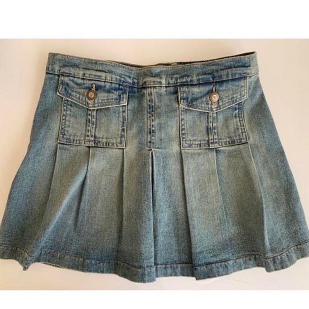Vintage Rip Curl Pleated Denim Skirt💙